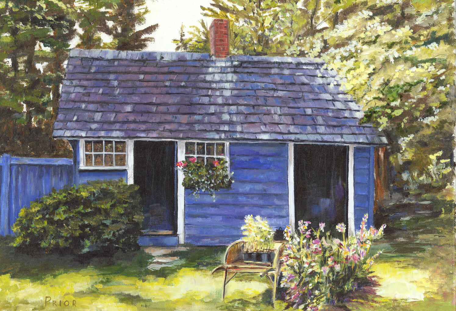 Garden House Oil Kate Prior